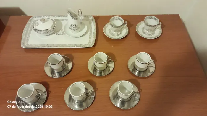 Jogo de xícaras para café