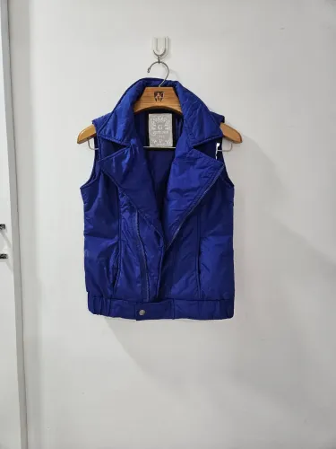 Colete Jeans Azul  tam p