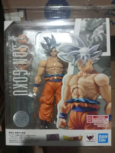 Goku ultra instinct sh figuarts Bandai boneco figura instinto superior