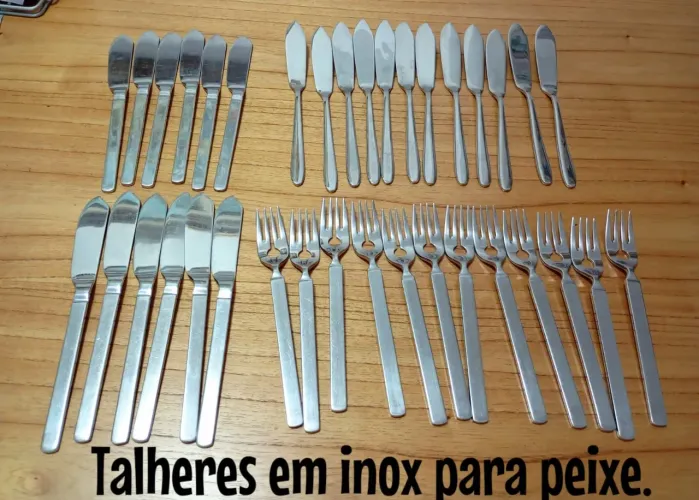 Talheres de Inox para Peixe - Conjunto Completo