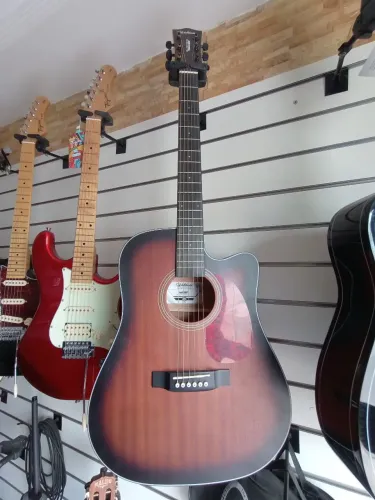 Violão Eletroacústico Waldman- Novo