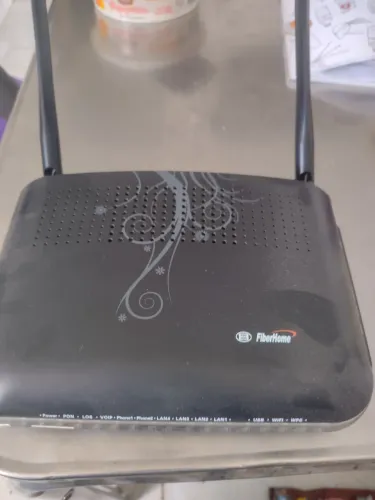 Roteador de fibra. 