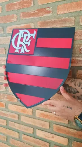 Super promoção Painel de acrílico escudo do flamengo, temos todos os times