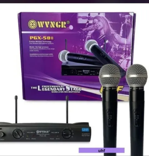 Microfone Sem Fio Duplo PGX-58II - WVNRG