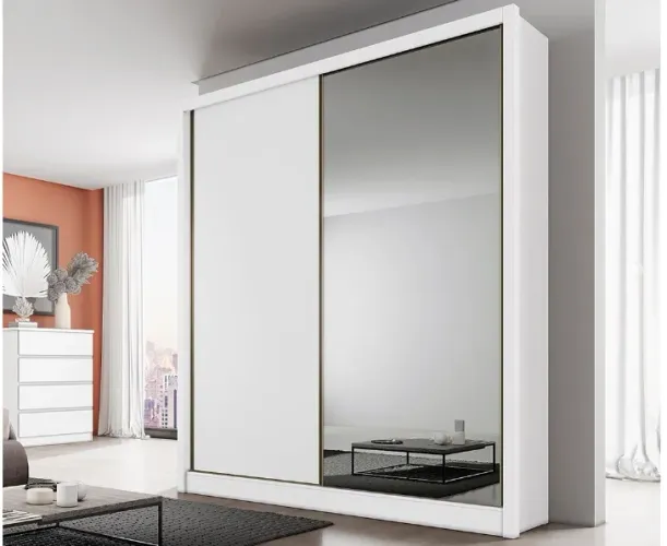 Guarda Roupa Solare MDF 162cm - Promoção 