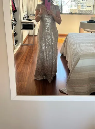 Vestido longo CK