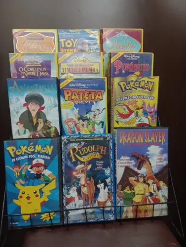 Coleção de Fitas VHS Originais - Clássicos da Disney e Animações Raras!