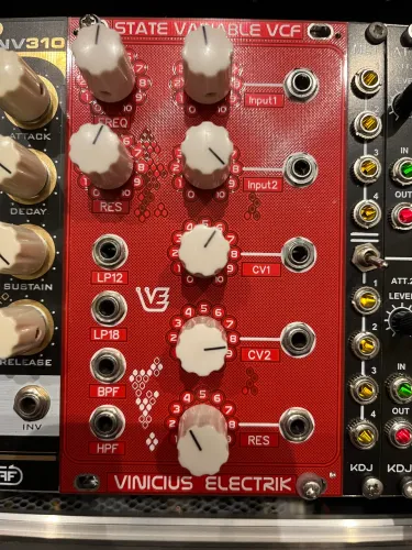 Módulo Eurorack State Variable VCF Vinicius Electrik