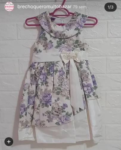 Vestido menina bebe