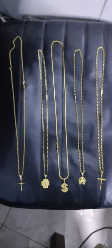 Promoção - Cordão masculino banhado a Ouro 18k - de 120 por 99,00