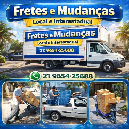 Fretes mudança/ com ajudantes 