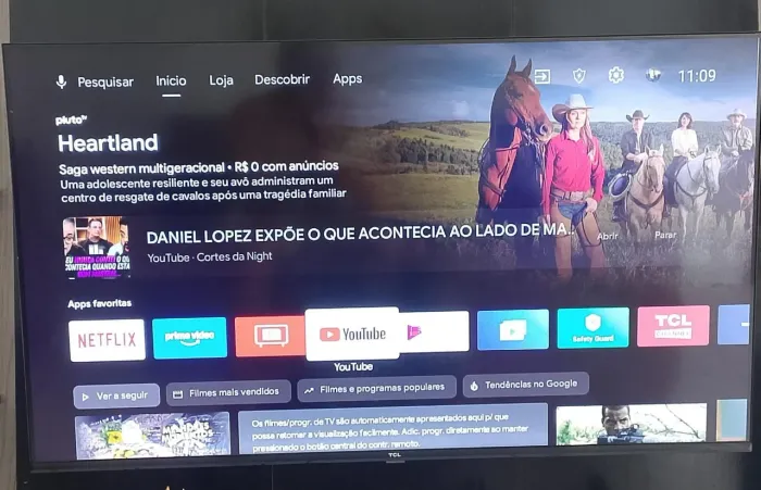 Troco SMART TV TCL 43 polegadas NOVA POR NOTEBOOK EM BOM ESTADO DE PREFERÊNCIA um  i5
