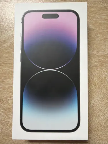 Caixa vazia original iPhone 14 Pro Deep Purple