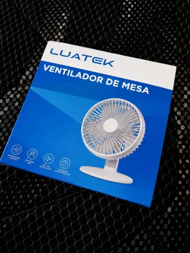 Ventilador de mesa compacto silencioso  