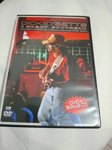 dvd Dickey Betts & great southern allman brothers band guitar - edição dupla dvd / cd
