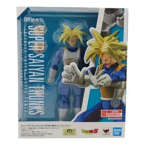Trunks sh figuarts dragon ball cabelo metalizado - novo lacrado