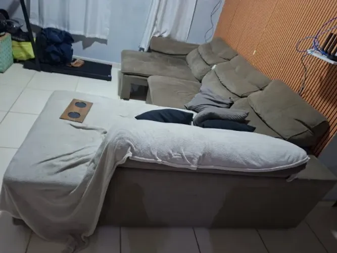 Sofa desapego pra ir embora hoje