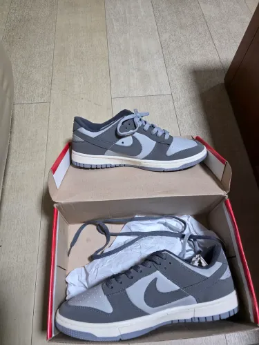 Vendo tênis Nike SB Dunk Low nas cor cinza