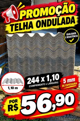 TELHA 244 X 110 5MM 