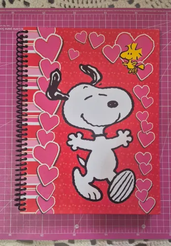 Caderno Snoopy Grafons Vintage 1 matéria 96 folhas