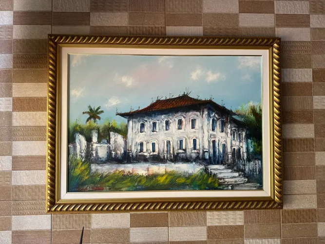 Óleo sobre tela, Pedro Silva.