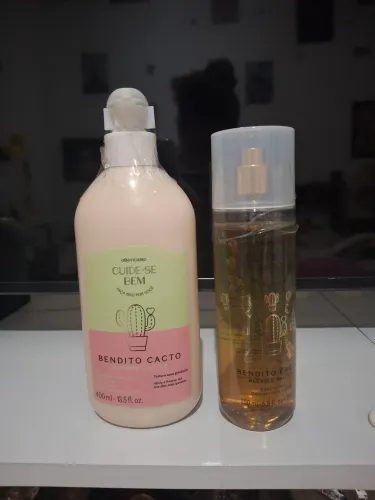 Kit Hidratante 400ml e Body Splash 200ml Bendito Cacto