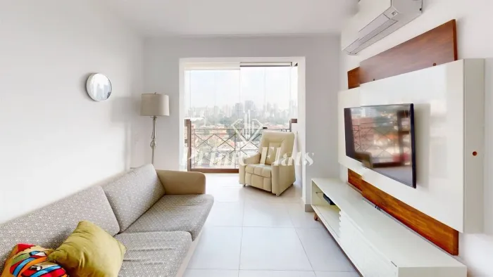 Flat mobiliado no Quality Suites Long Stay Vila Olímpia disponível para locação, com 52m²,