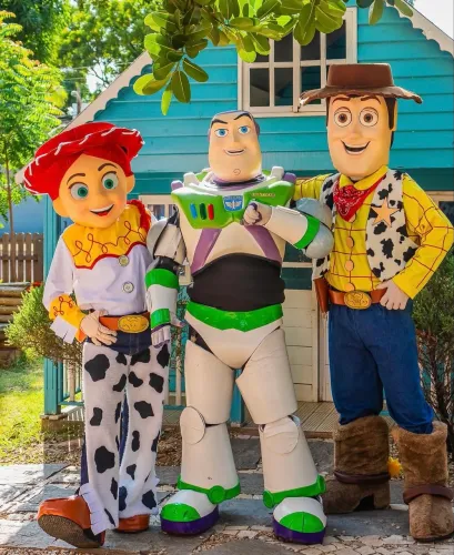 Personagens Vivos realistas para eventos | Toy Story