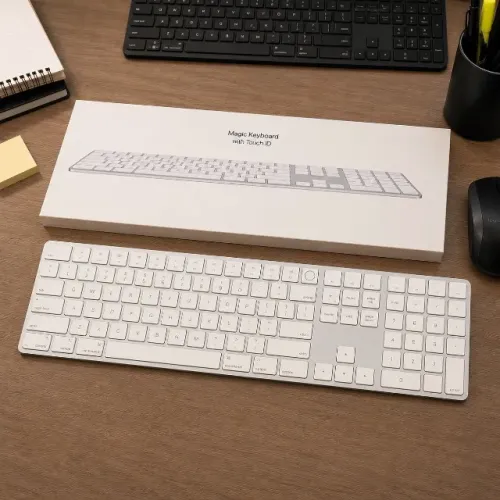 Teclado Apple com TouchID e Teclado Numérico (Magic Keyboard)