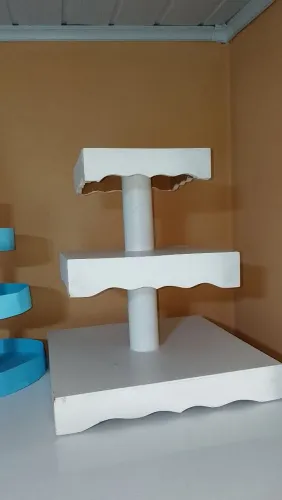 Porta doce de MDF (3 andares)