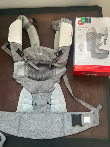 Canguru NUK 3 em 1 Ergonômico Cinza