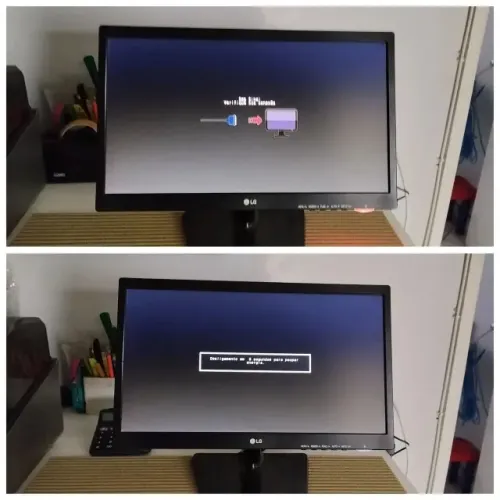 Monitor LG Flatron (modelo 20M37AA-B) de 19,5 polegadas