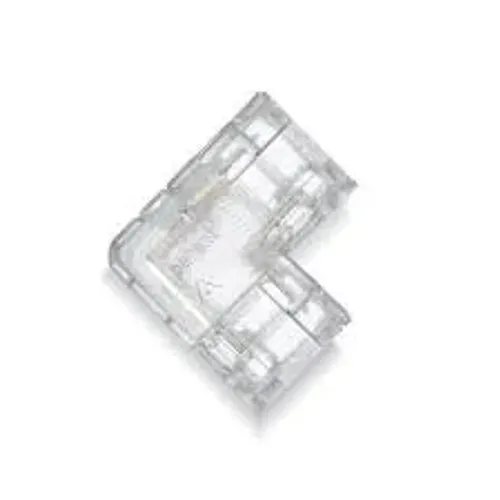 EMENDA TRANSPARENTE L FITA LED 8MM(Honestidade e qualidade JK Eletronicos)