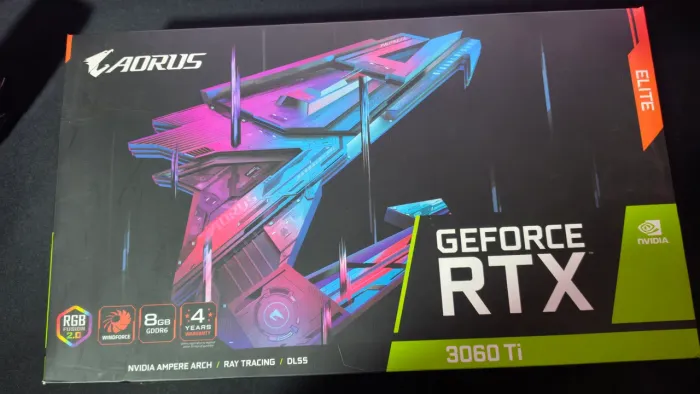 Geforce RTX 3060ti Aorus Elite 3 fan