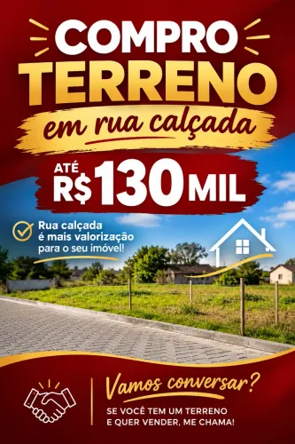 Procuro terreno