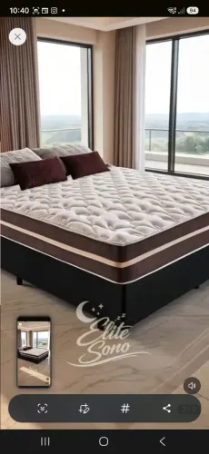 Vendo cama Box casal liberty 2,03 X 1,98 semi nova preço 1.500,00