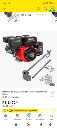 Motor de rabeta longa