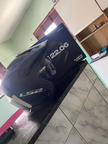    Capacete LS2 Drift Completo, Conservado, 2 Óculos