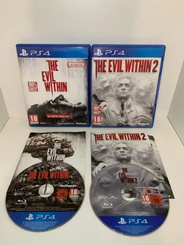 The Evil Within e The Evil Within 2 (Europeu) - PS4, Mídia Física