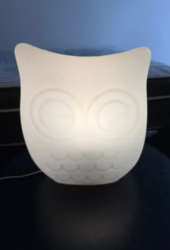 Luminária / Abajur de Mesa Coruja Imaginarium - Perfeito Estado