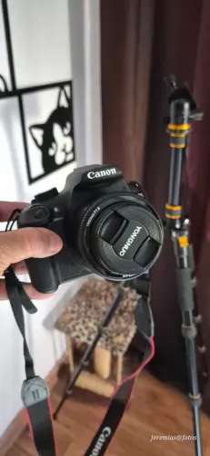 Camera canom t5. Lentes 18x55 e 50mm