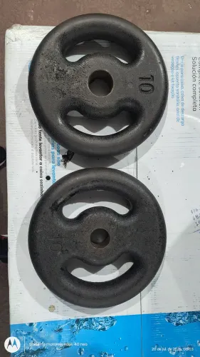 Anilhas vazadas de 10kg