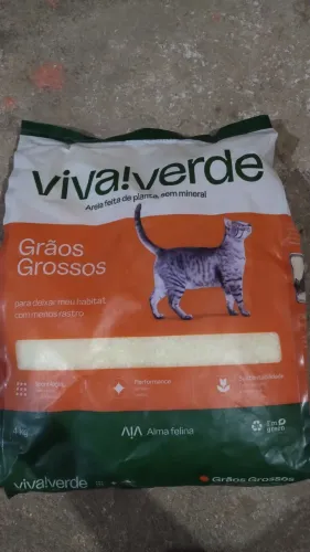 arei viva verde 4kg graos grossos