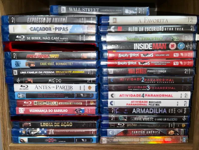 Lote 52 filmes em Blu-ray Originais