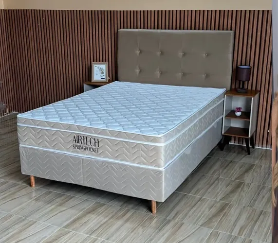 Cama Casal mola Ensacada Ortobom