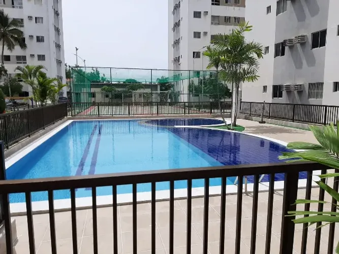 Apartamento no Parque Janga, 2 quartos, sala, cozinha, sala de estar e todo mobiliado.