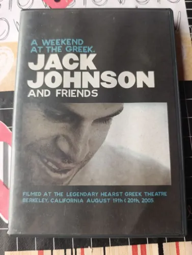 JACK JOHNSON AND FRIENDS DVD DUPLO A WEEKEND AT THE GREEK E LIVE IN JAPAN