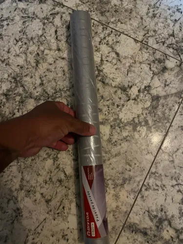 Vendo 2 rolos de papel de parede, cor cinza