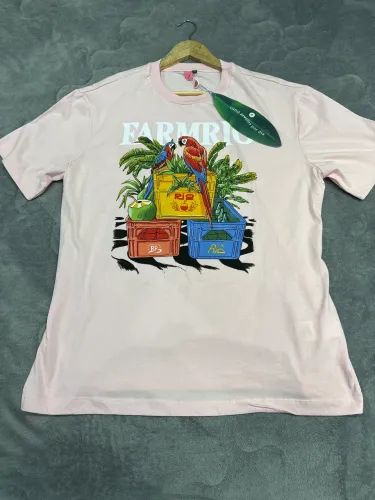 T-shirt FARM RIO Samba Araras G NOVA COM TAG FRETE GRÁTIS