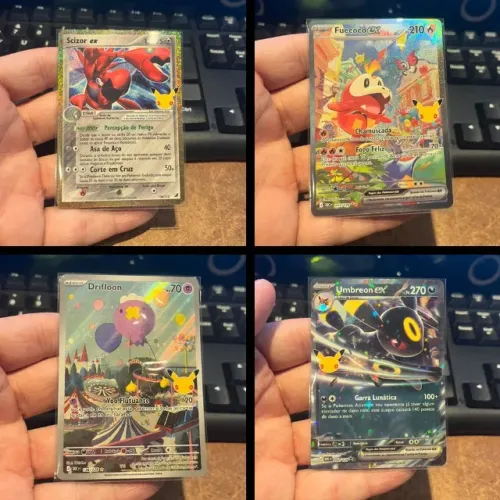 Combo Cartas Pokémon 30 Anos - PT-BR